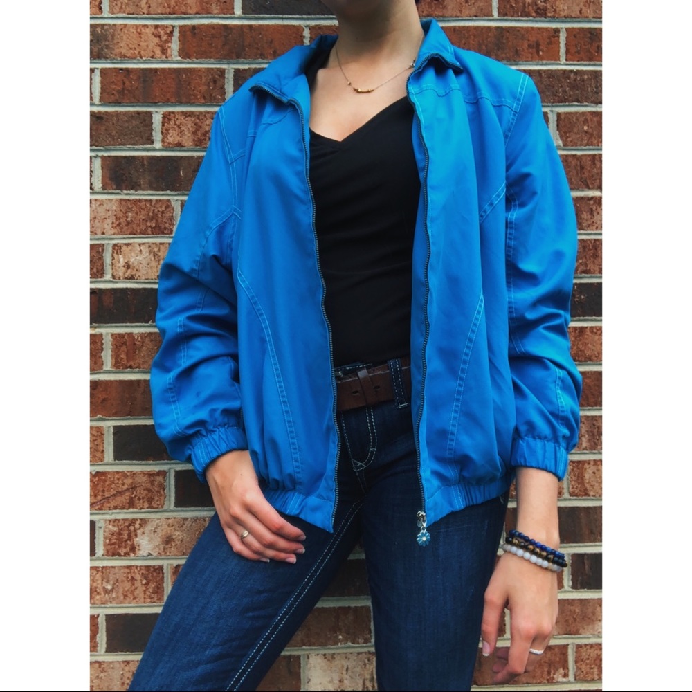 ALFRED DUNNER BLUE VINTAGE JACKET